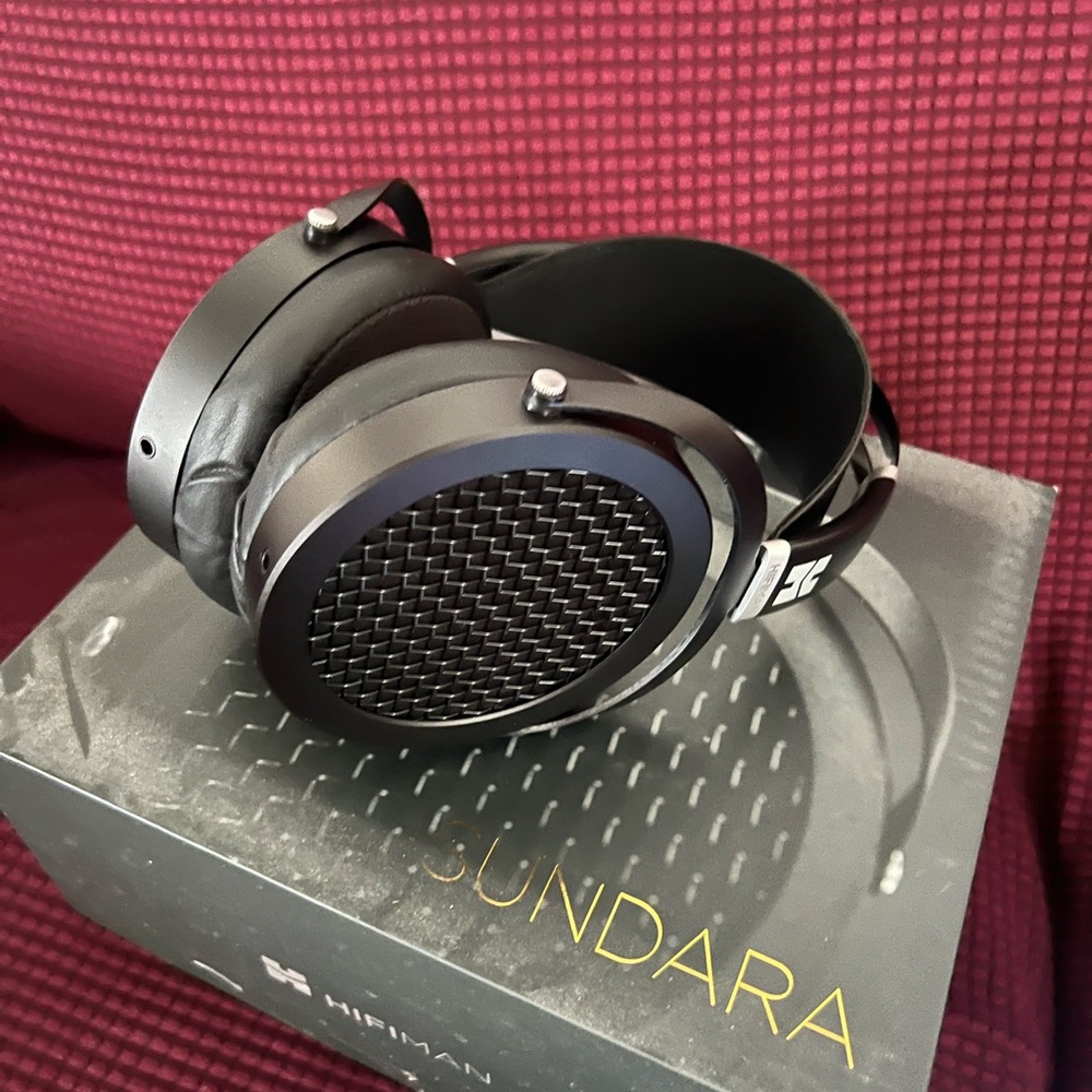 Used Hifiman Sundara Planar Magnetic Open Back Headphones.